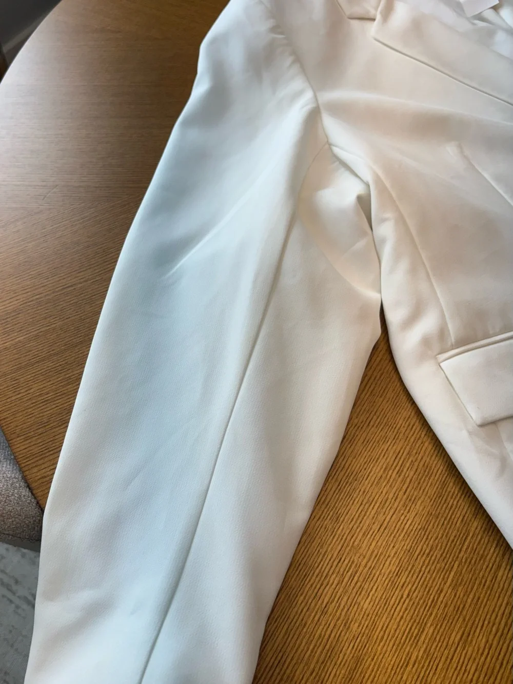 The Drop White Single-Button Blazer